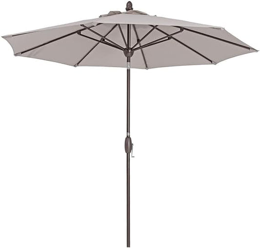 Abba Patio 9ft Outdoor Patio Umbrella, Market Table Umbrella for Garden, Lawn, Deck, Backyard & Pool, Beige