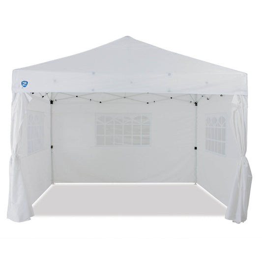 Open Box Z Shade Venture 12 x 10 Foot Garden Event Pop Up Canopy Tent, White